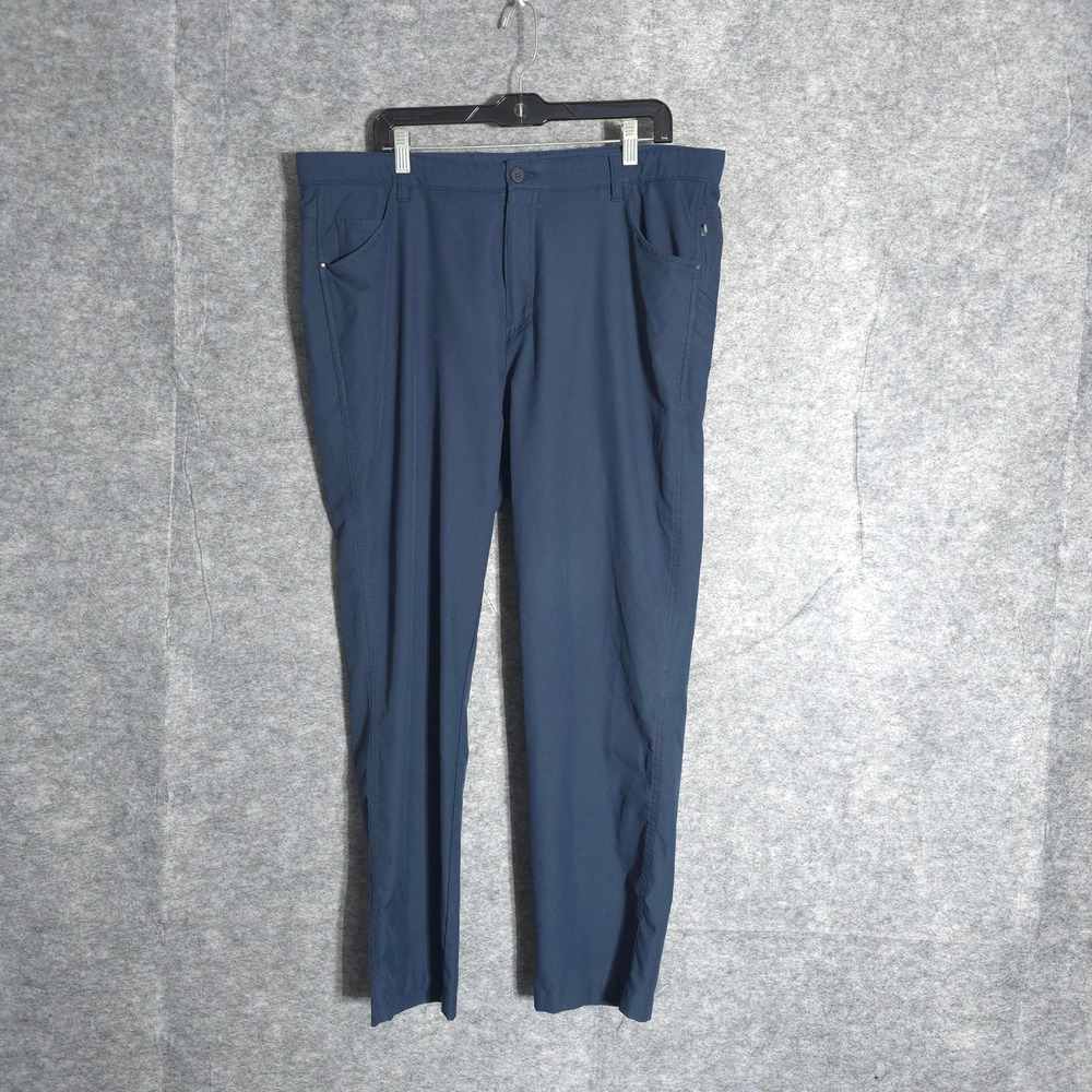 Ping Sensorcool Golf Pants Mens 40x31 Navy Blue Flat Front Performance Stretch